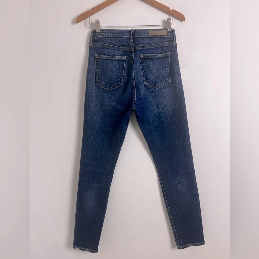 GRLFRND Size 28‎ Karolina Button Fly High Rise Straight Jeans In Joan Jett